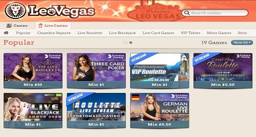 Leo Vegas Online Casino